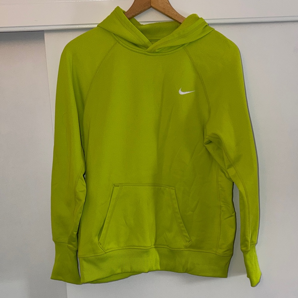 Nike Bright Neon Pullover Hoodie Sz L